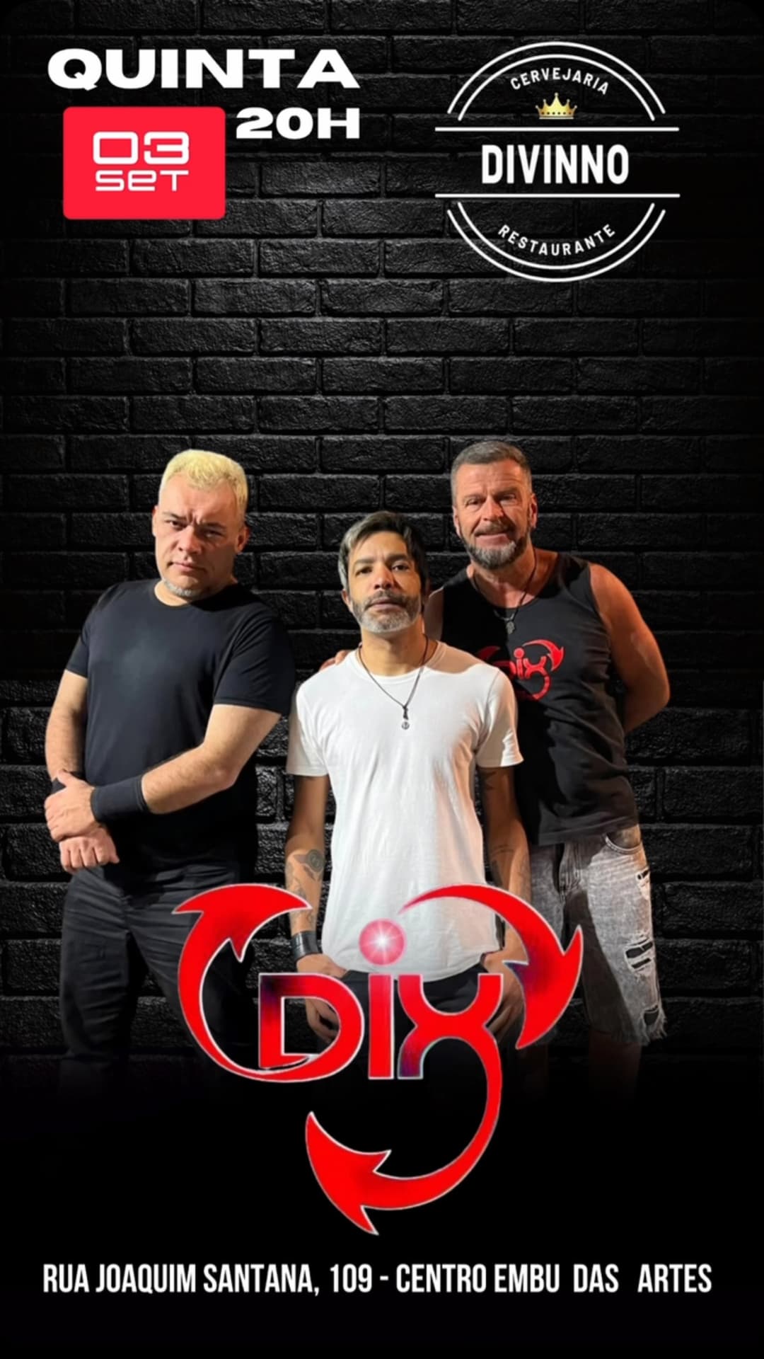 Flyer de Banda Dix