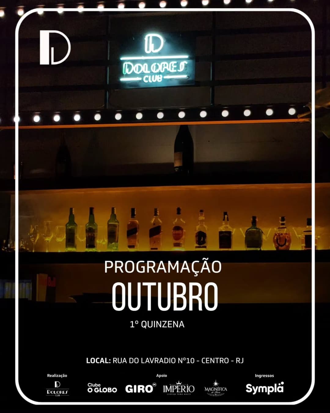 Flyer de Carlos Malta e Alexandre Elias
