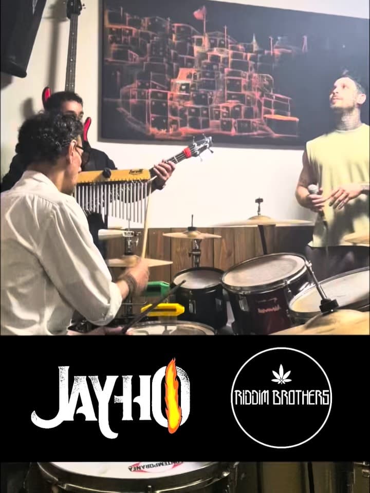 Flyer de Banda Jay-Ho, DreadAtivo ☮️, Jayho e Riddin Brothers