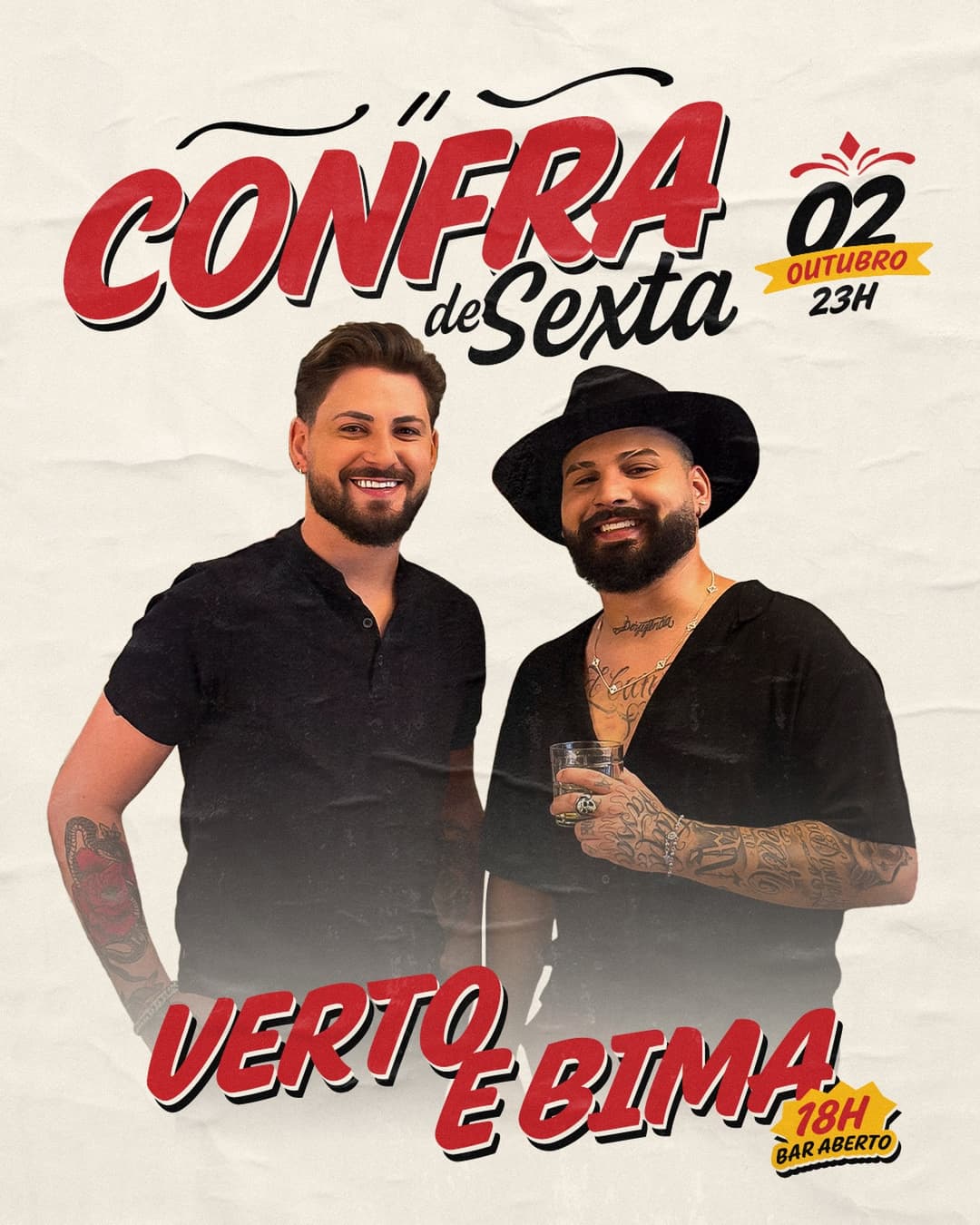 Flyer de Verto & Bima