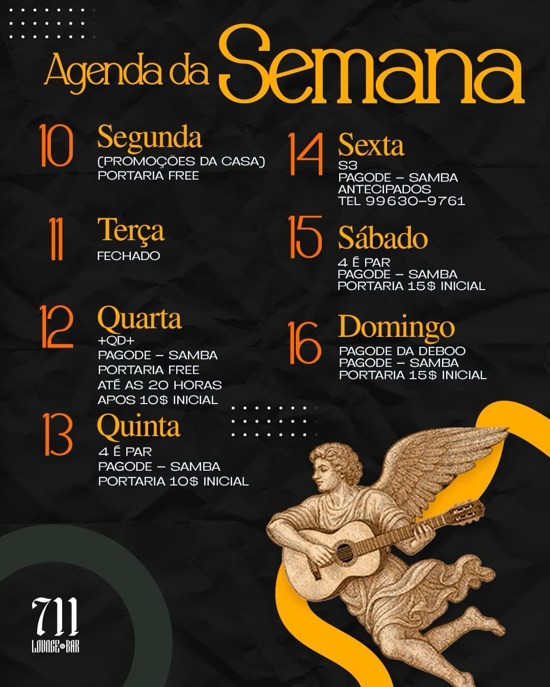 Flyer de Pagode da Deboo