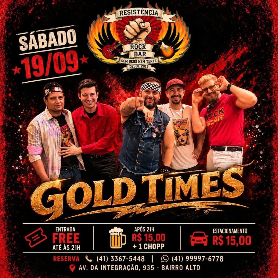 Flyer de Banda G'Old Times