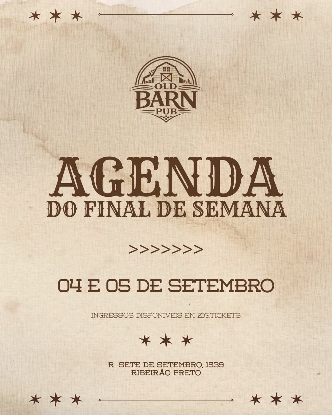 Flyer de Thiago Ferlin Original