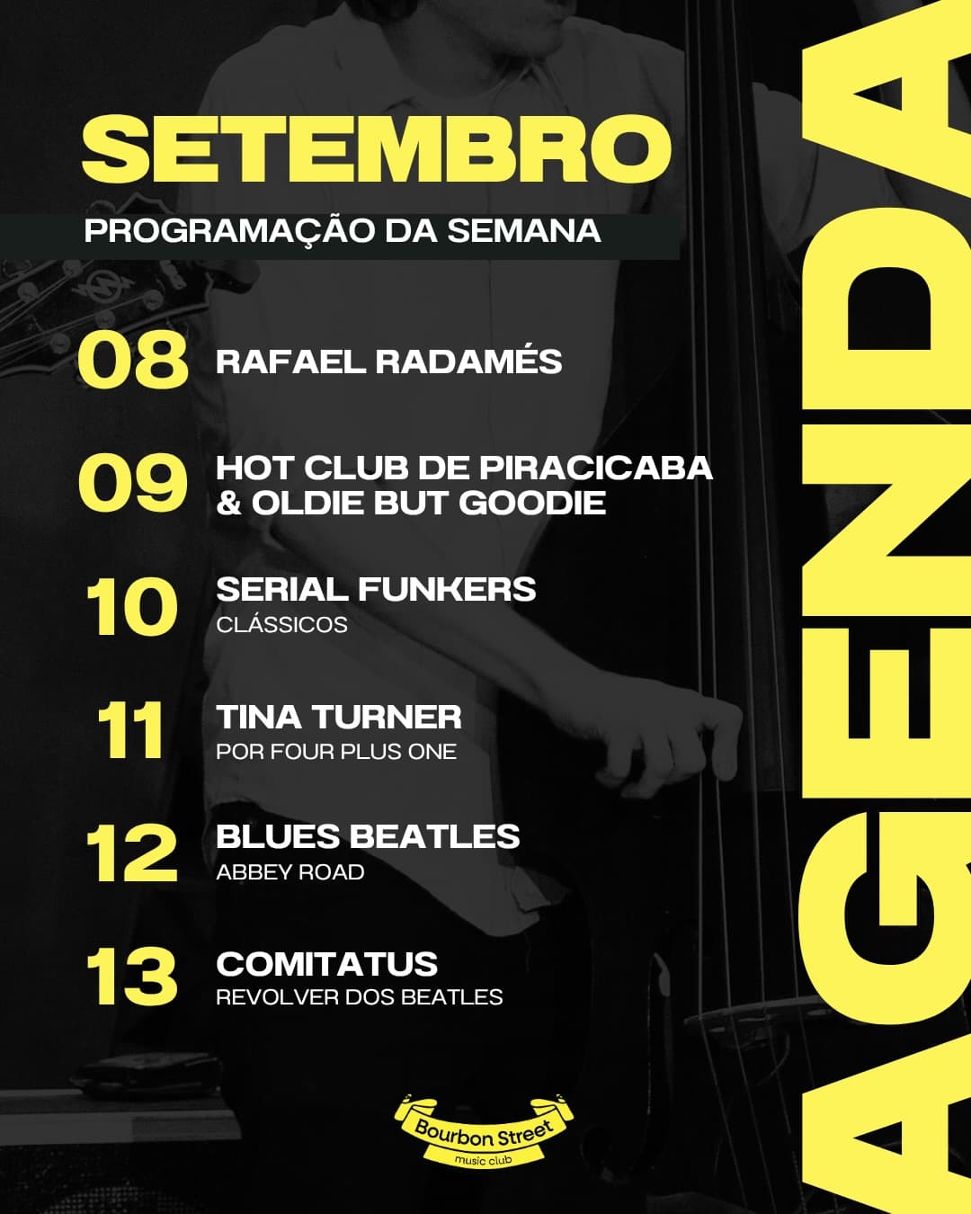 Flyer de Rafael Radamés