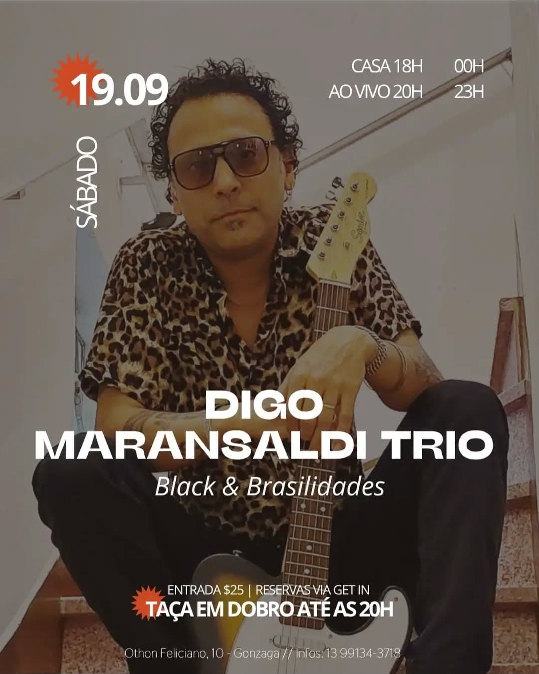 Flyer de Digo Maransaldi