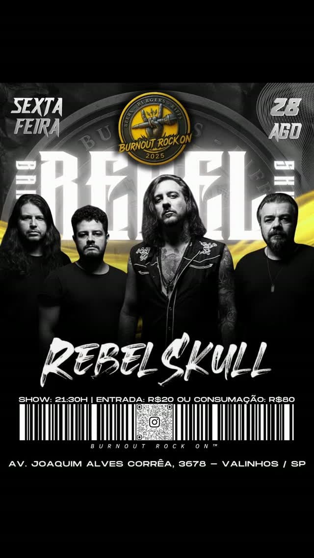 Flyer de Kadú Pelegrine e Banda RebelSkull