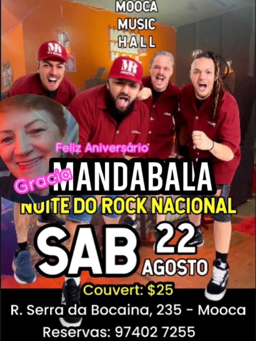 Flyer de Banda MandaBala