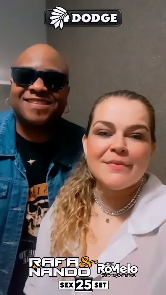 Flyer de Rafa e Nando e Rô Melo