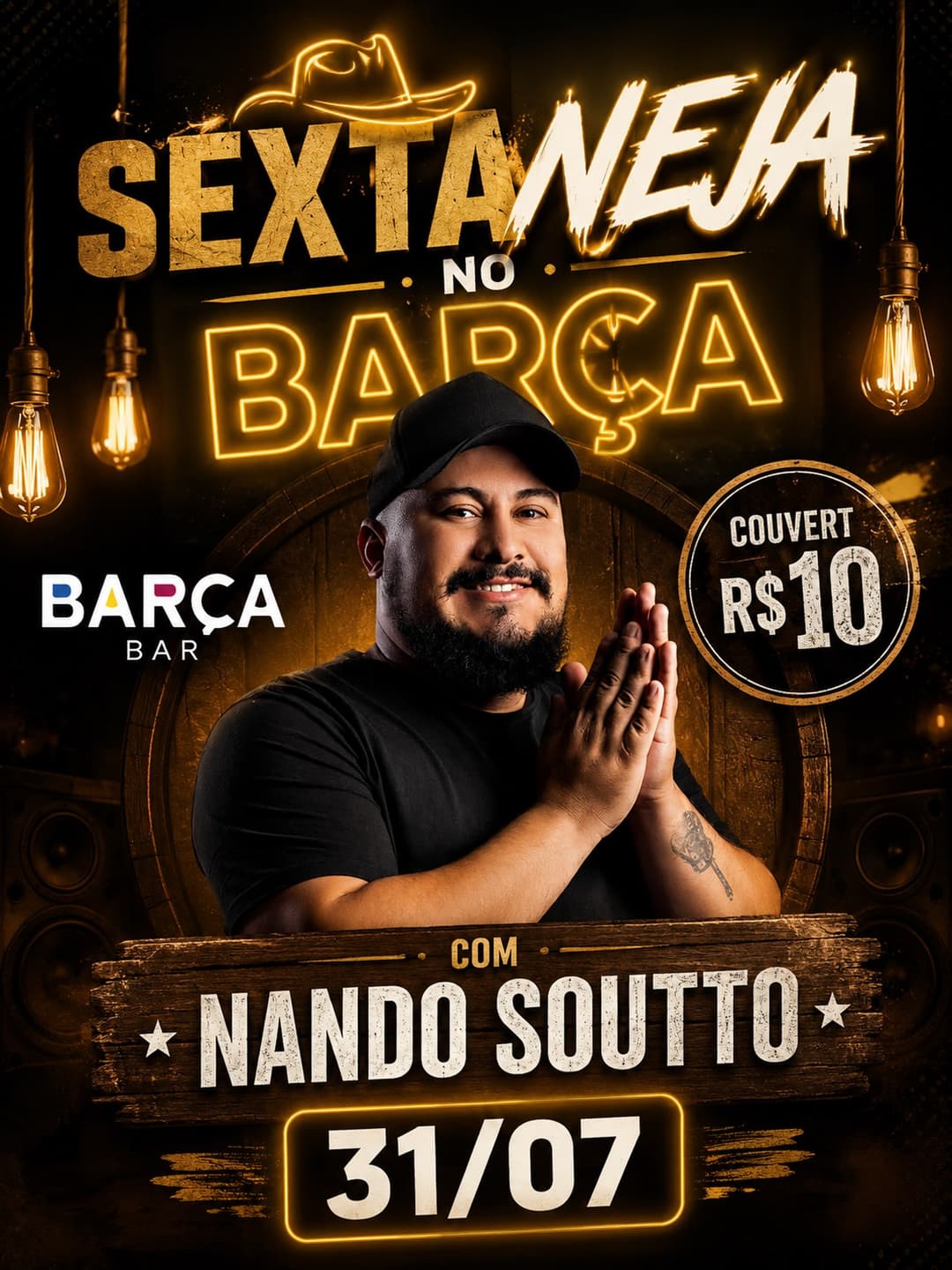 Flyer de Nando Soutto