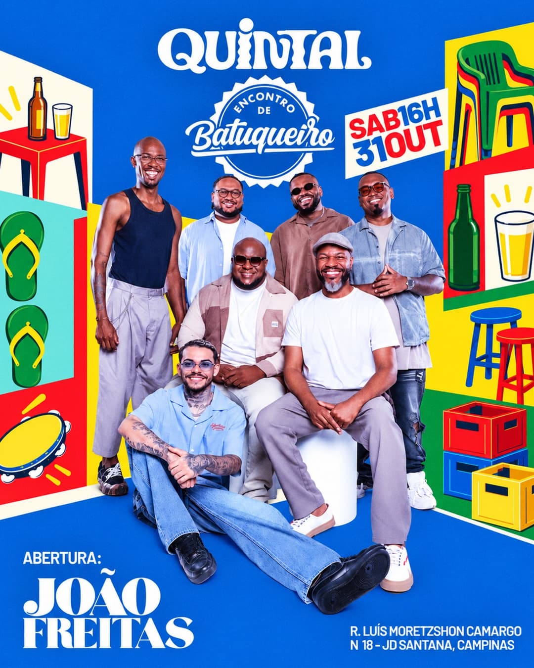 Flyer de EDB e João Freitas