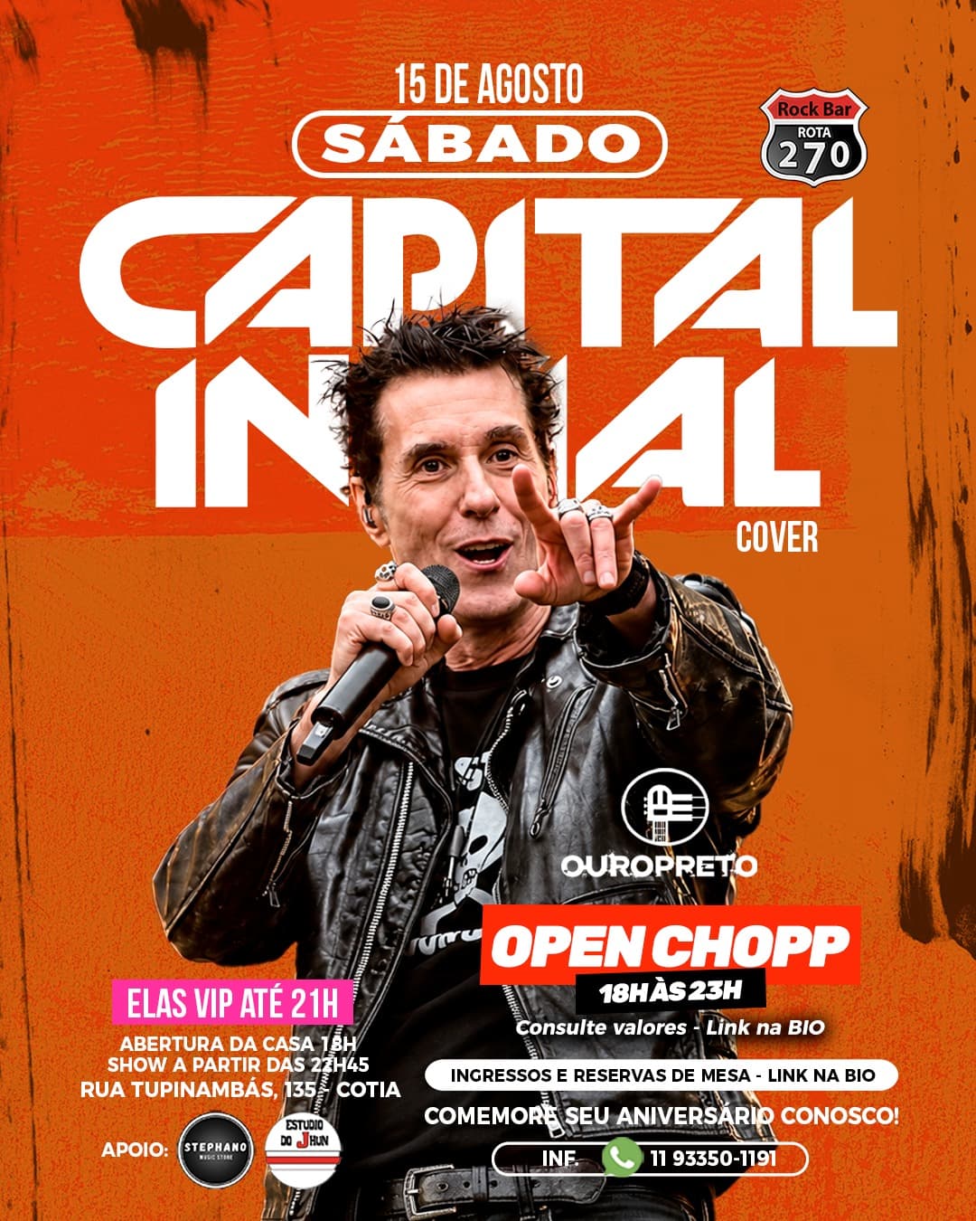 Flyer de Capital Inicial Cover