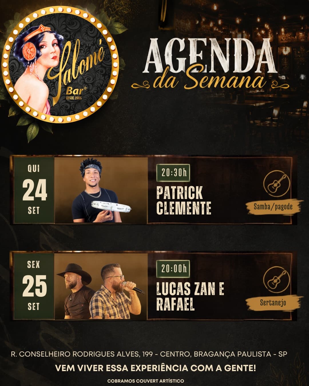 Flyer de Patrick Clemente