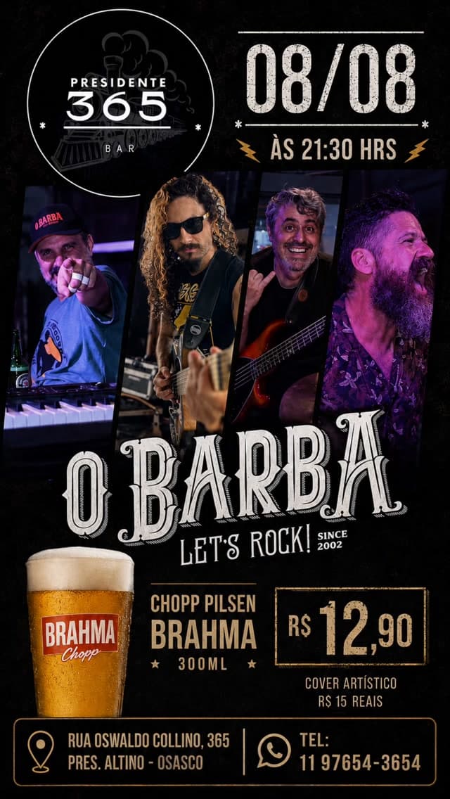 Flyer de O Barba