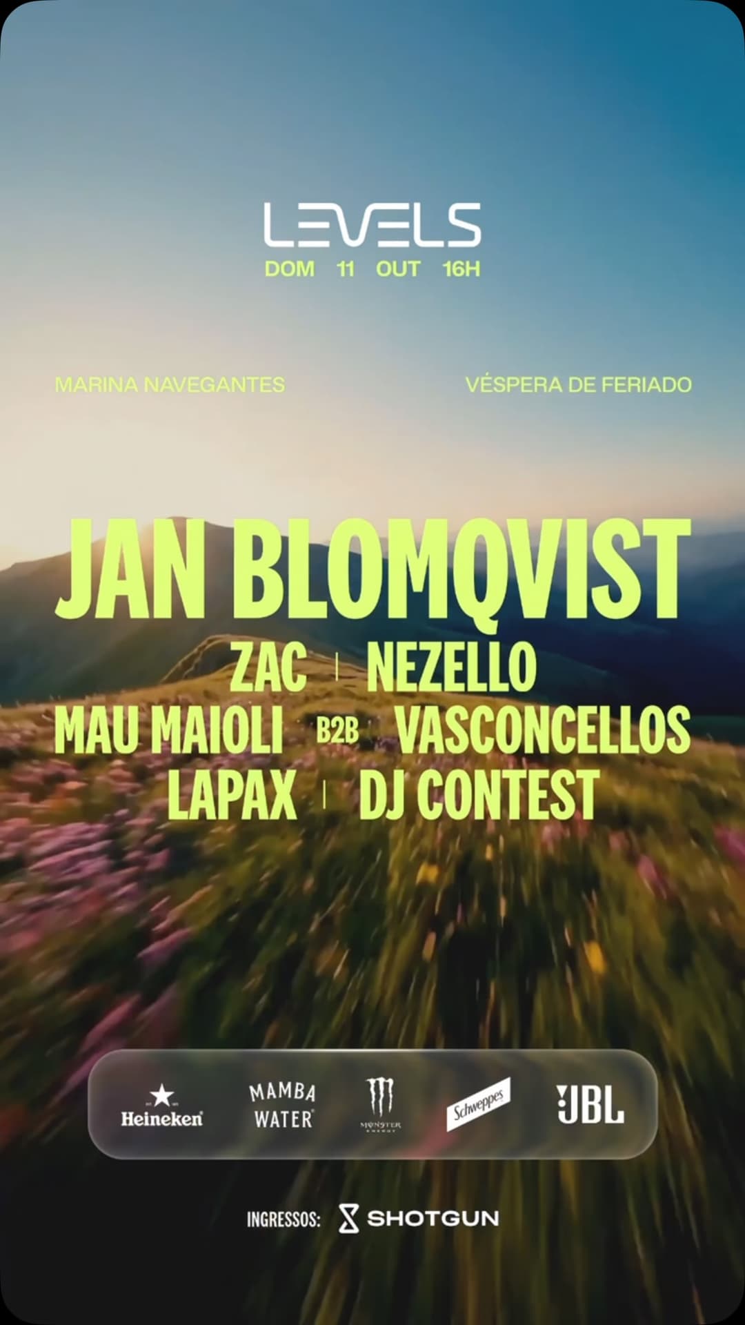 Flyer de Maurício Maioli e Vasconcellos