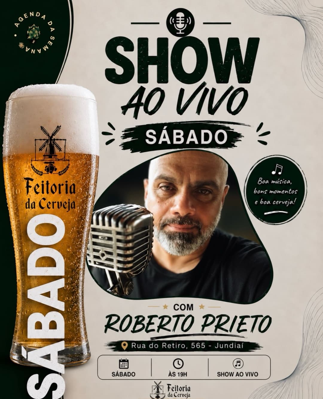 Flyer de Roberto Prieto