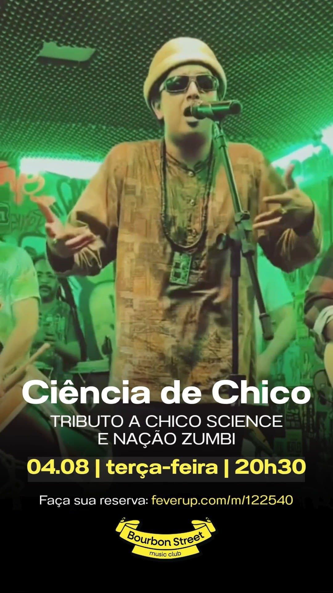 Flyer de Ciência de Chico