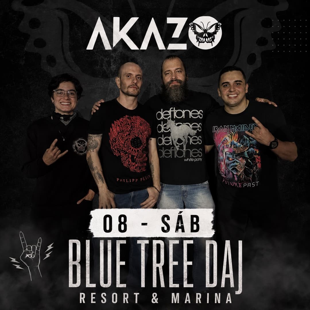 Flyer de Banda Akazo e Akazo