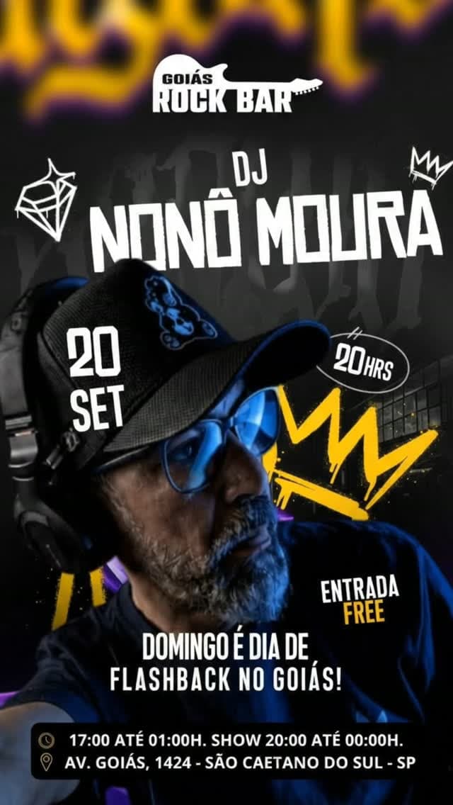 Flyer de DJ Nonô Moura