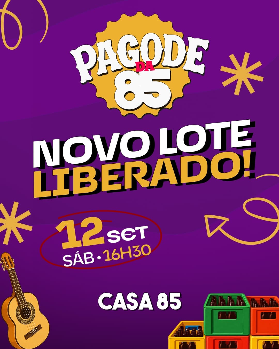 Flyer de Preservê e DJ TKS