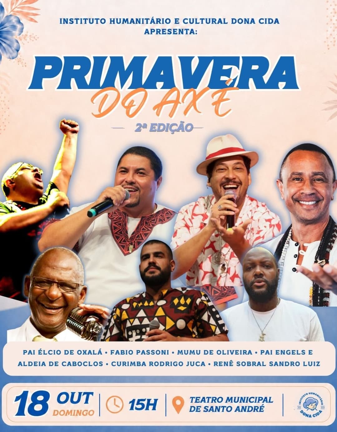 Flyer de Mumu de Oliveira, Rene Sobral e mais 5 artistas