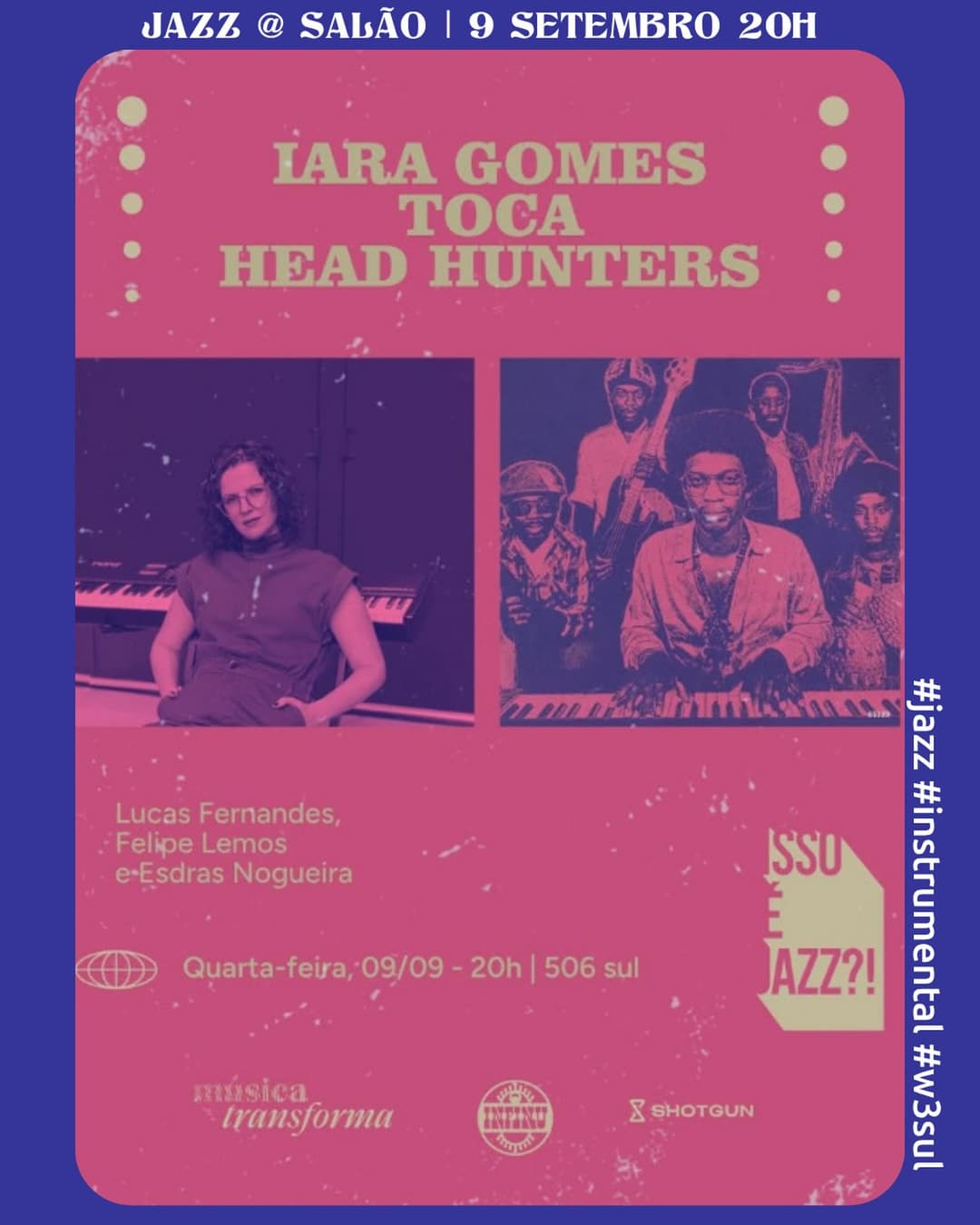 Flyer de Iara Gomes, Lucas Fernandes e mais 2 artistas