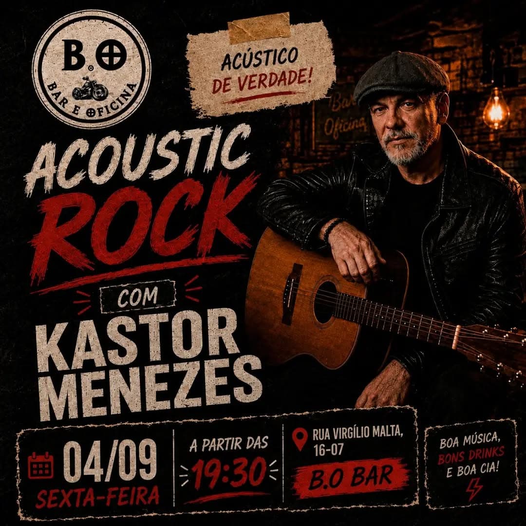 Flyer de Kastor Menezes