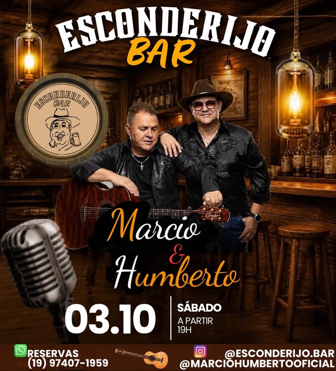 Flyer de Marcio e Humberto