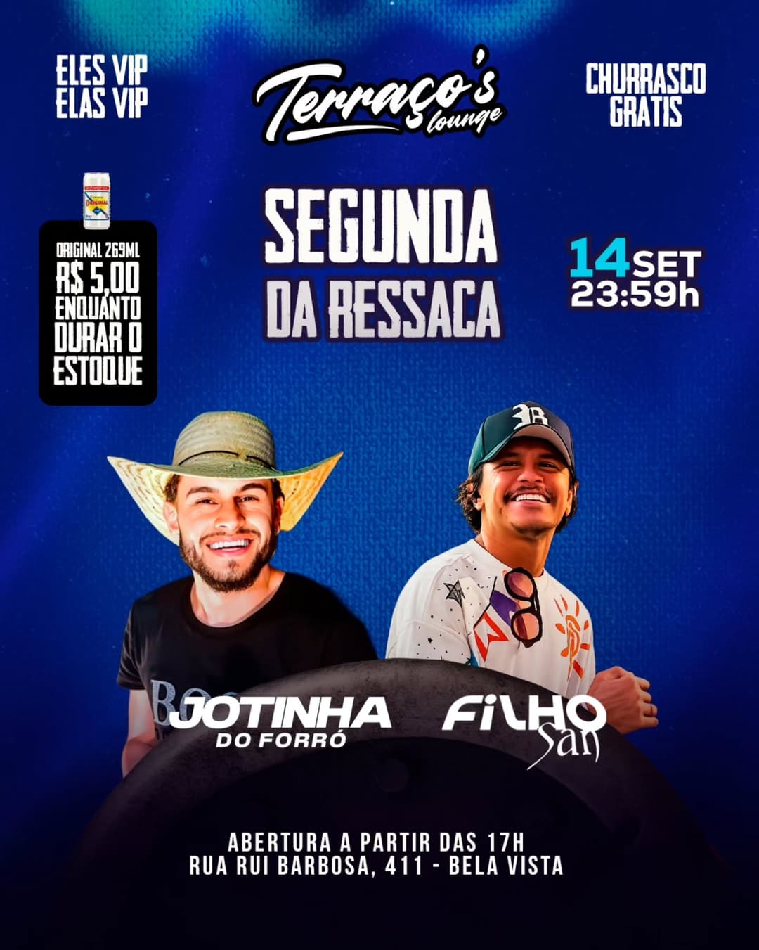 Flyer de Jotinha do Forró e Filho San