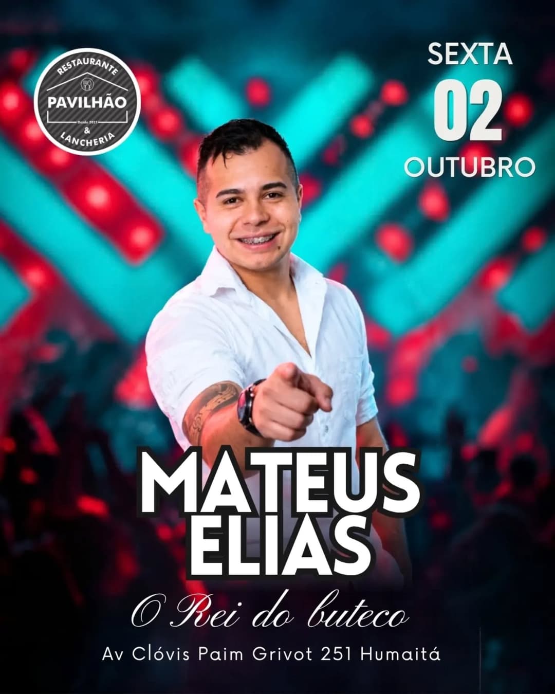 Flyer de Mateus Elias