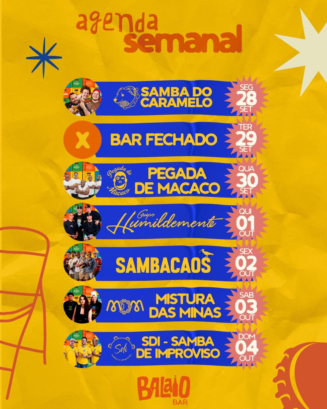 Flyer de Sambacaos