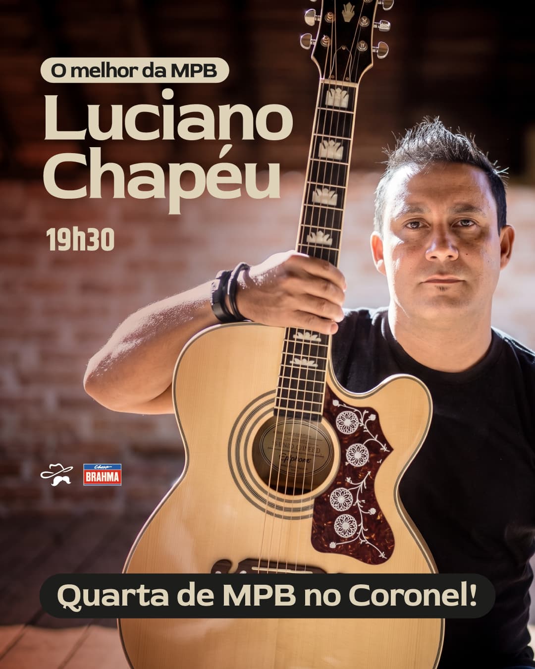 Flyer de Luciano Chapéu