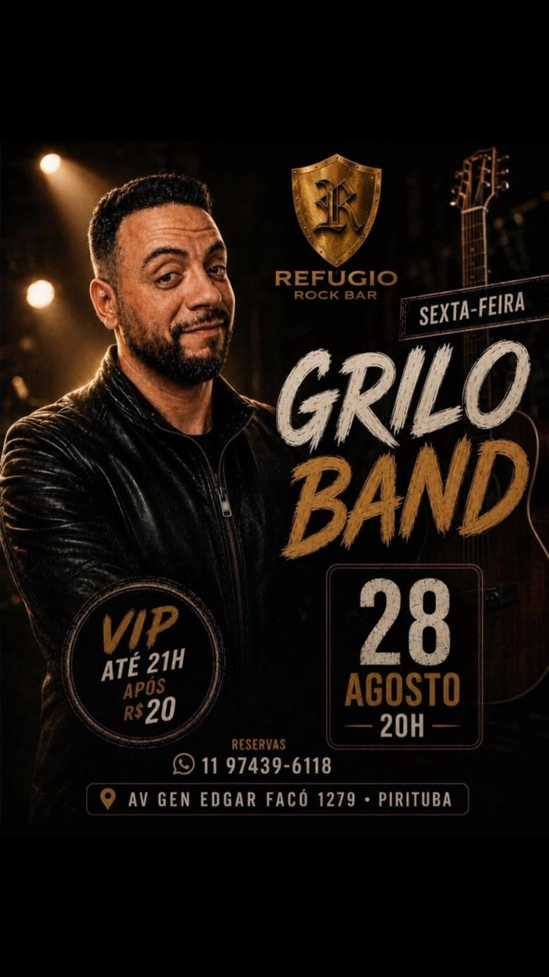 Flyer de Grilo Band