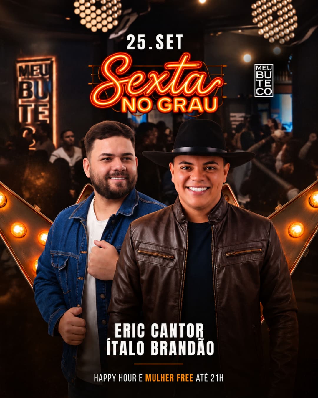 Flyer de Italo Brandão e Eric Cantor