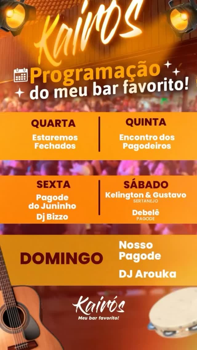 Flyer de Nosso Pagode e DJ Arouka