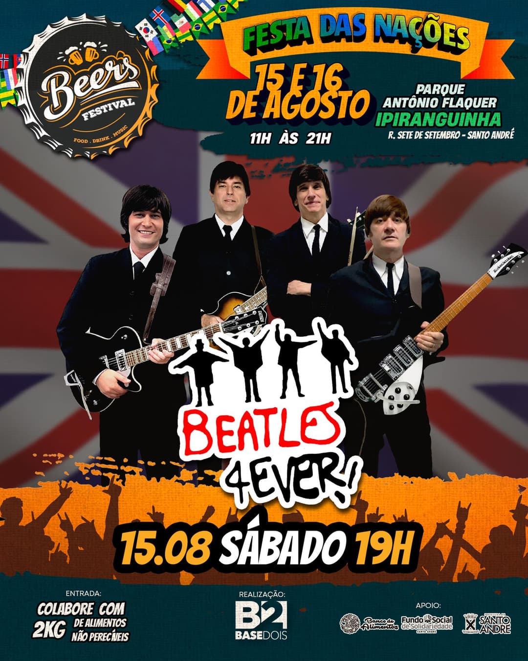 Flyer de Beatles 4Ever