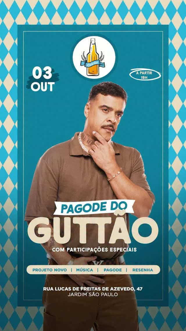 Flyer de O Gutto e GUTTO