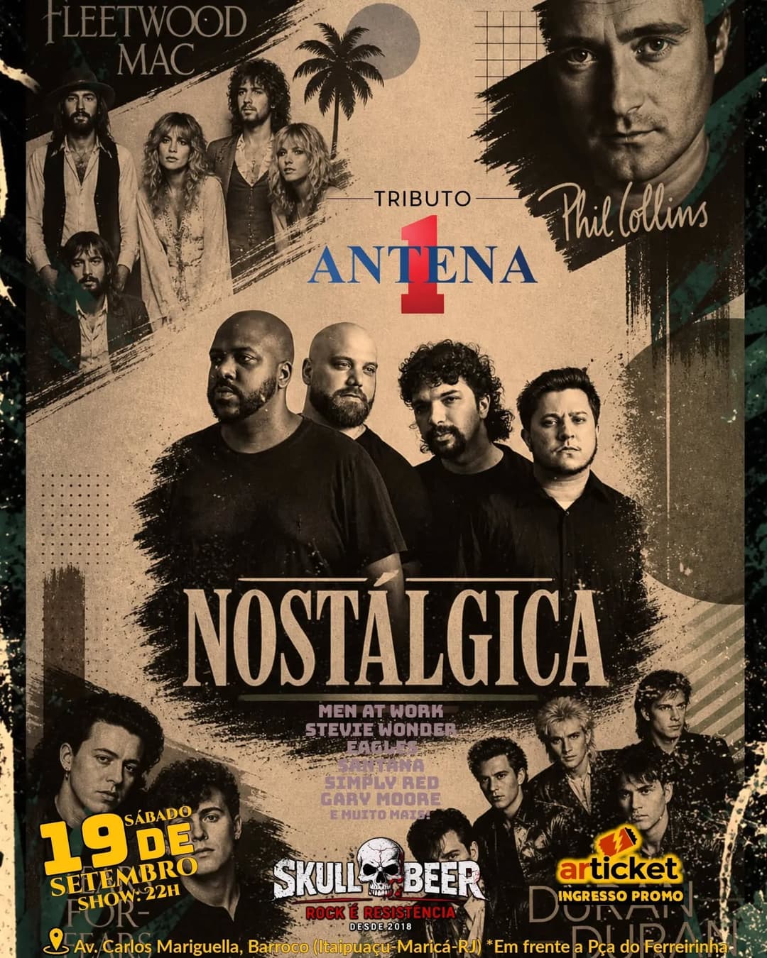 Flyer de Nostálgica
