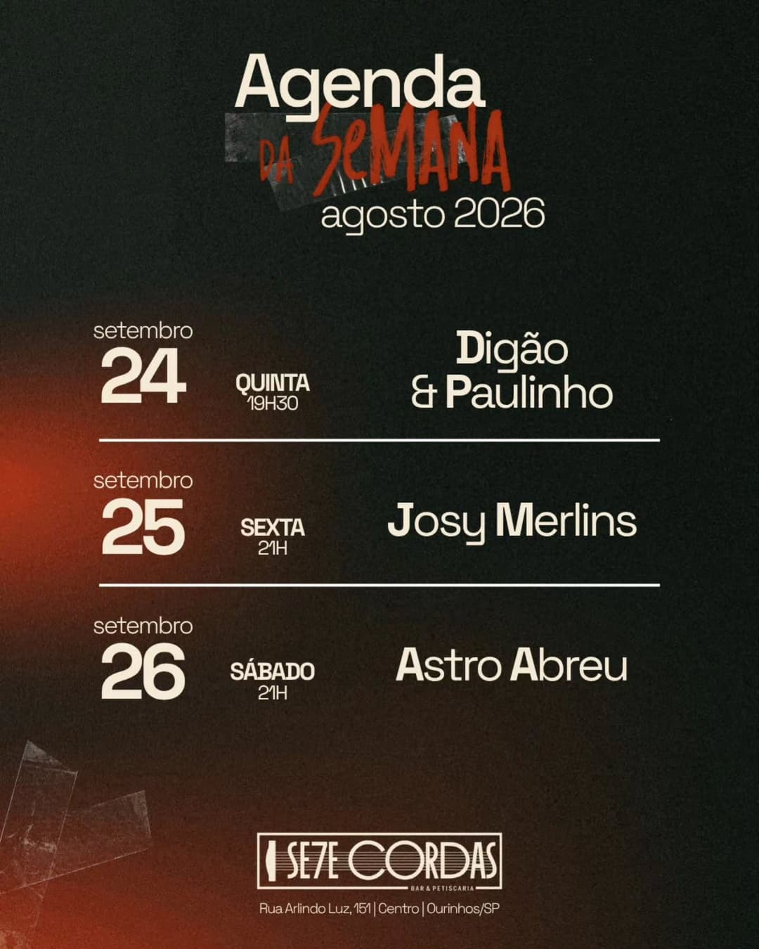 Flyer de Josy Merlins