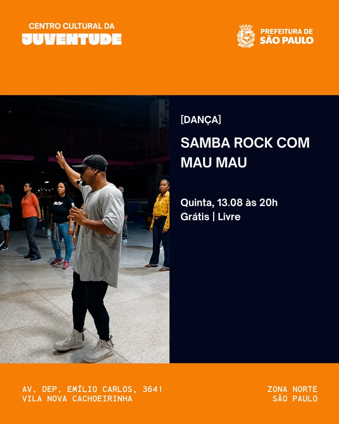 Flyer de DJ Mau Mau