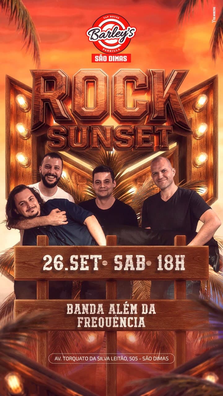 Flyer de Banda Além da Frequência