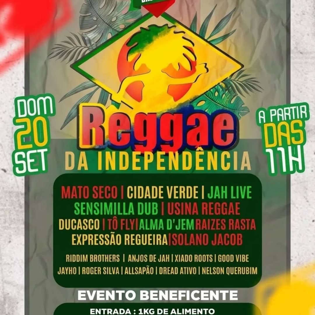 Flyer de Ducasco, Solano Jacob, Cidade Verde e mais 7 artistas
