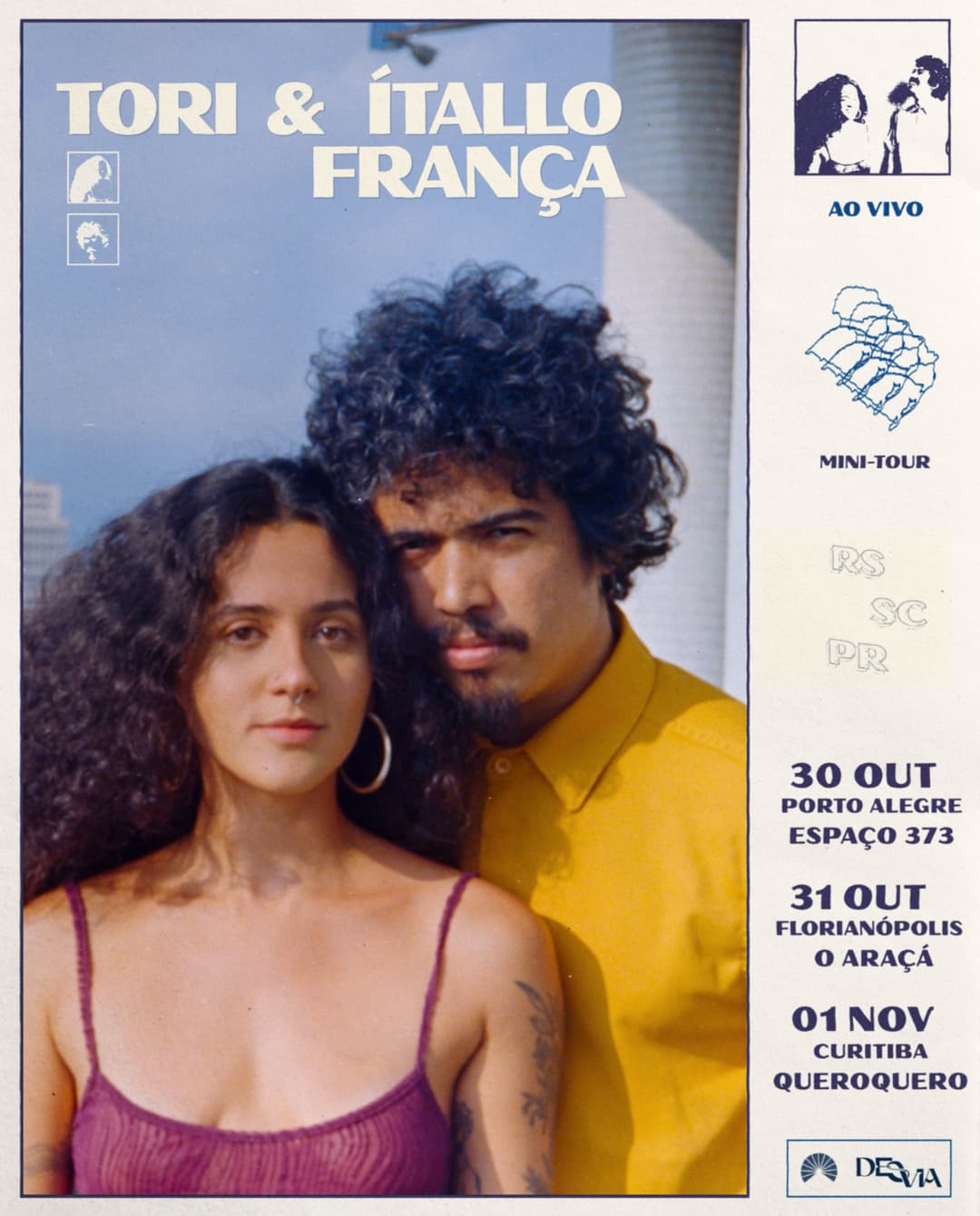 Flyer de Tori, Catatau e Itallofranca