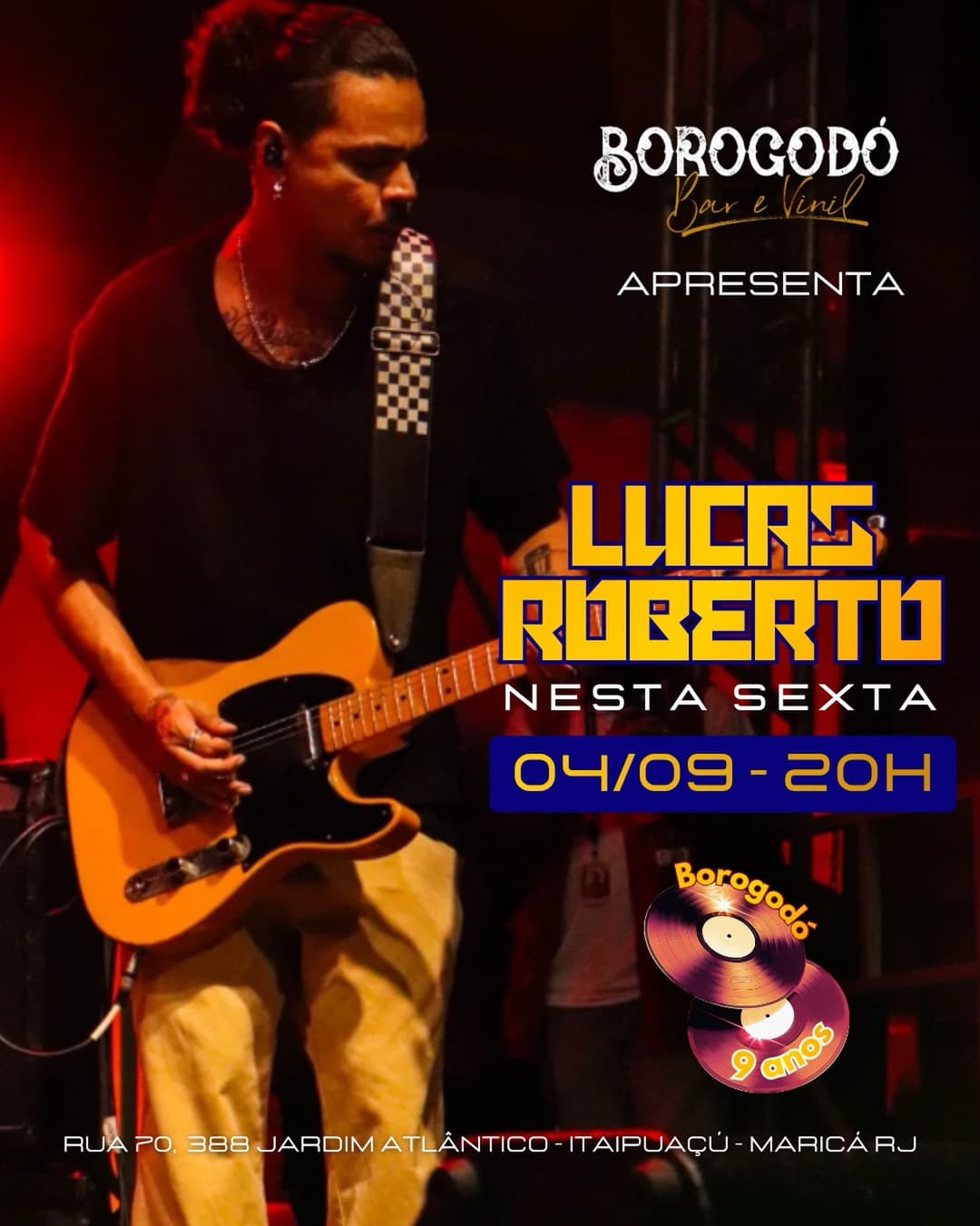 Flyer de Lucas Roberto