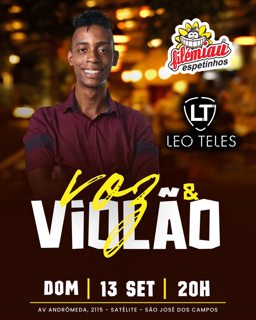 Flyer de Leo Teles