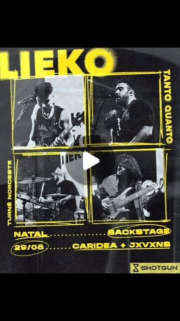 Flyer de Lieko, Caridea e Jxvxns