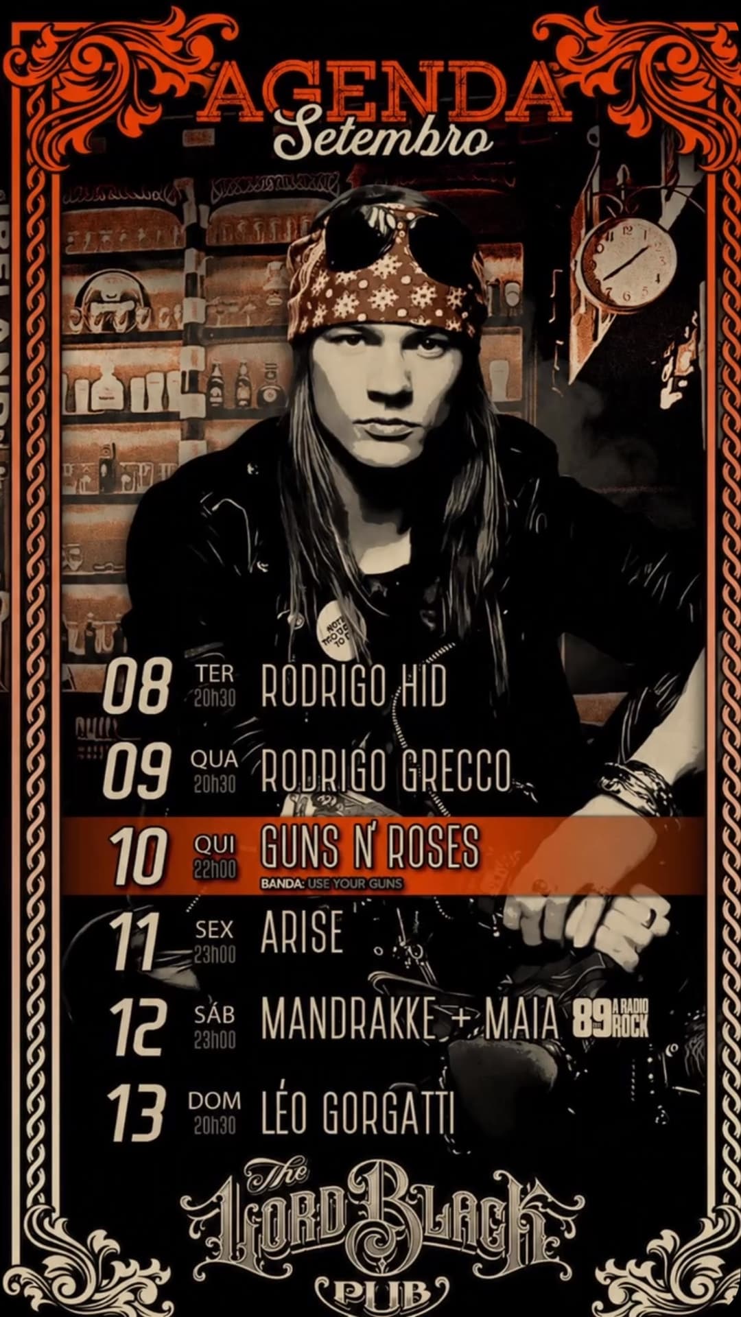 Flyer de Rodrigo Hid