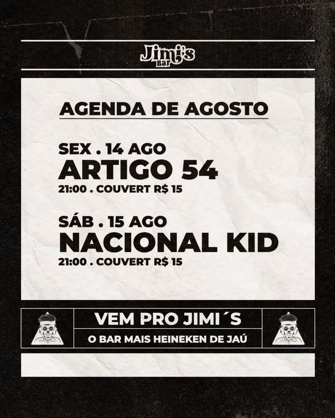 Flyer de Nacional Kid