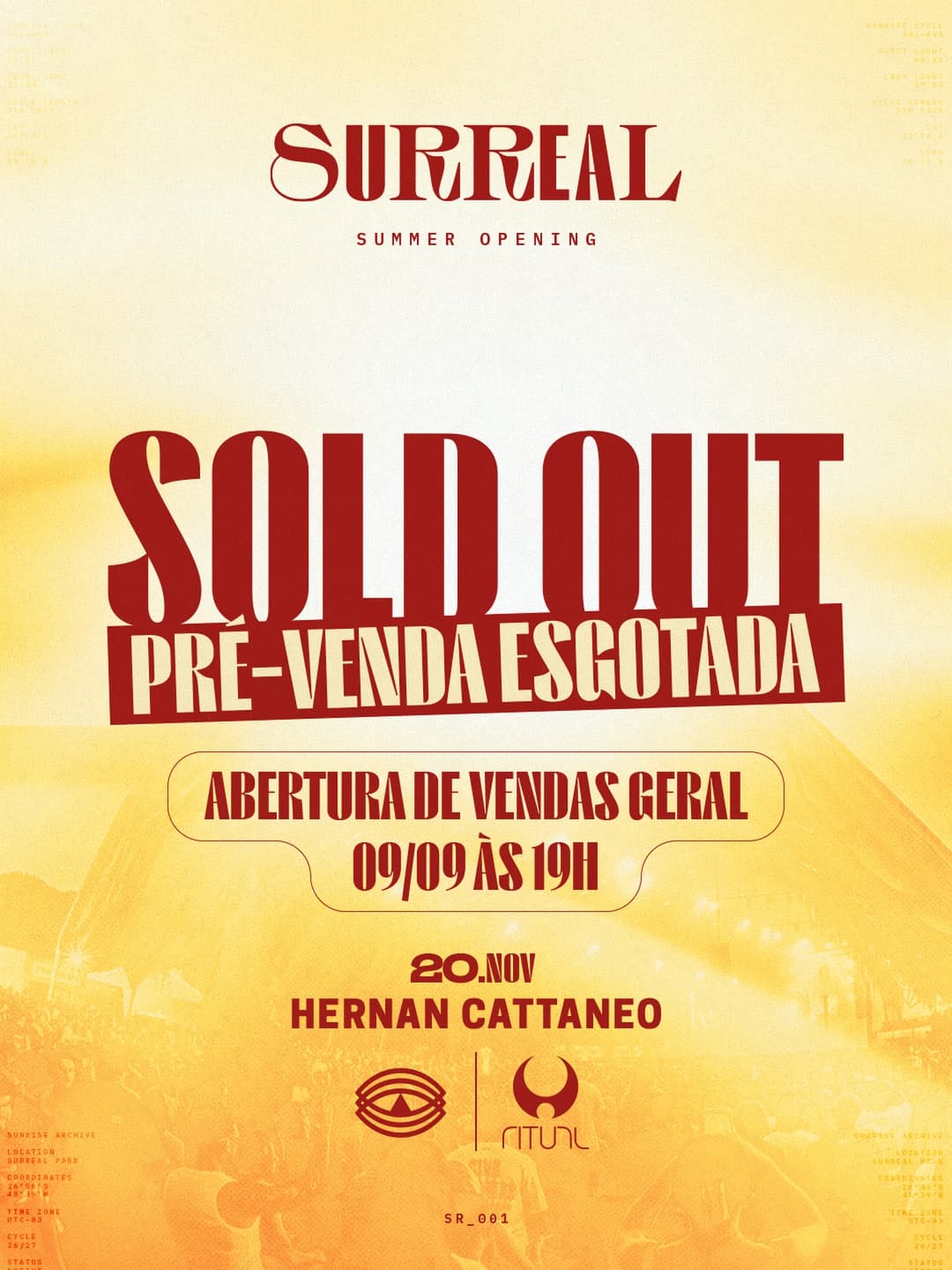 Flyer de Hernán Cattaneo
