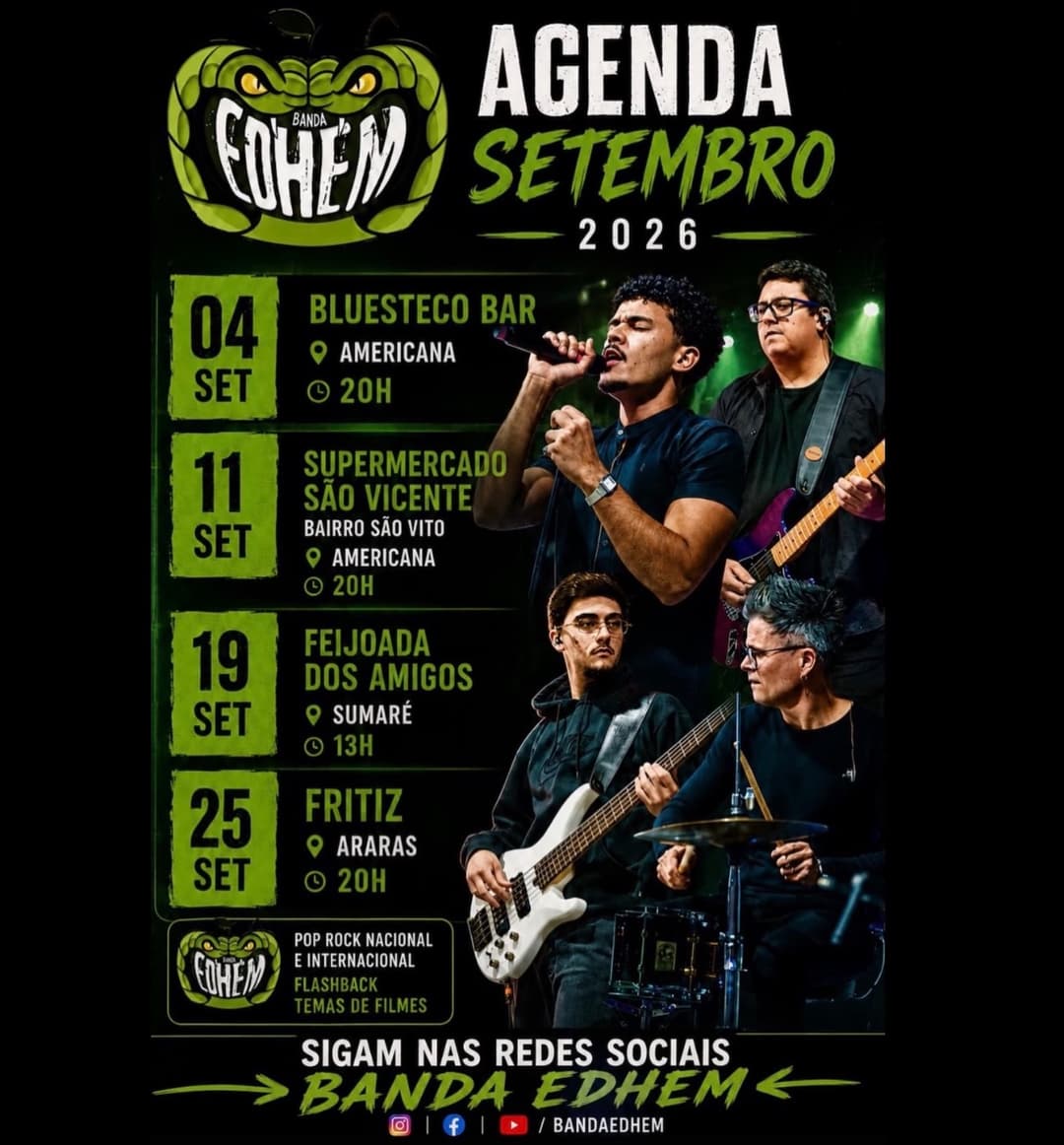 Flyer de Banda Edhem