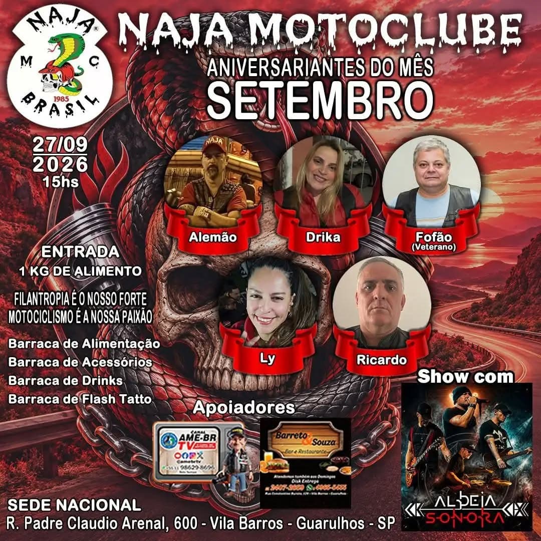 Flyer de Banda Aldeia Sonora
